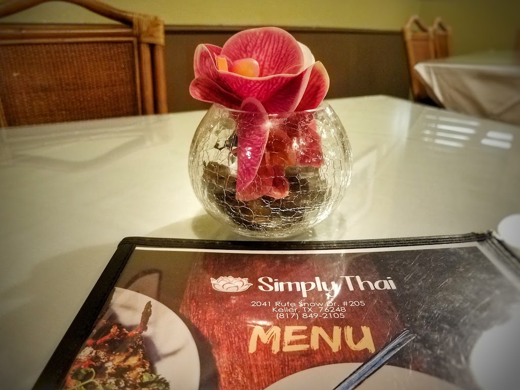 Simply Thai | 2041 Rufe Snow Dr #205, Keller, TX 76248, USA | Phone: (817) 849-2105