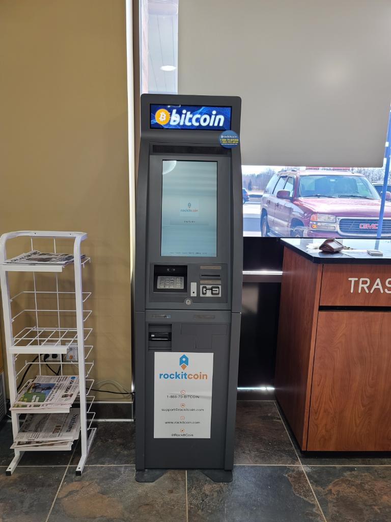 RockItCoin Bitcoin ATM | 15930 W 159th St, Homer Glen, IL 60491, USA | Phone: (888) 702-4826