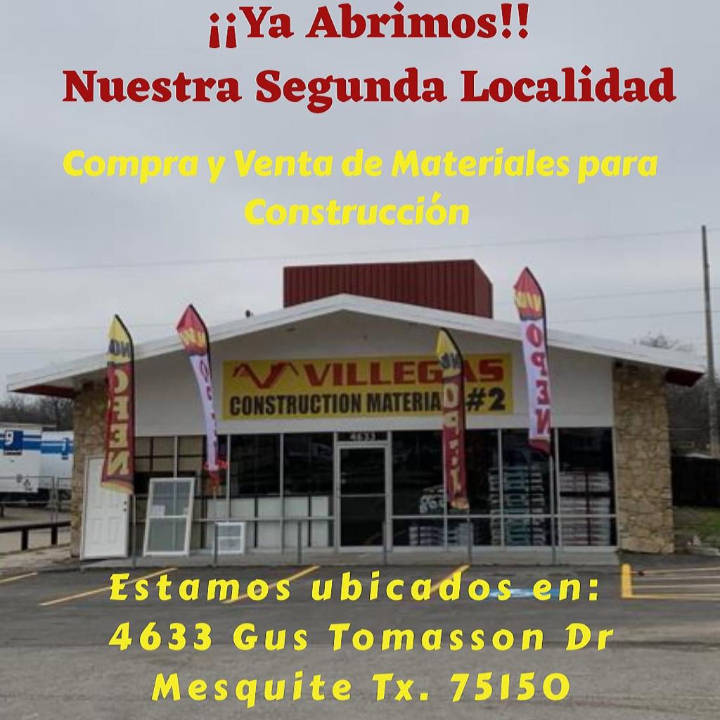 Villegas Construction Materials #2 | 4633 Gus Thomasson Rd, Mesquite, TX 75150, USA | Phone: (214) 724-5453