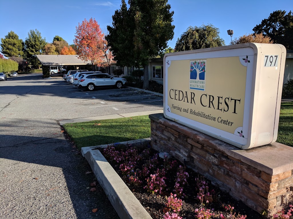 Cedar Crest Nursing and Rehabilitation Center | 797 E Fremont Ave, Sunnyvale, CA 94087, USA | Phone: (408) 738-4880