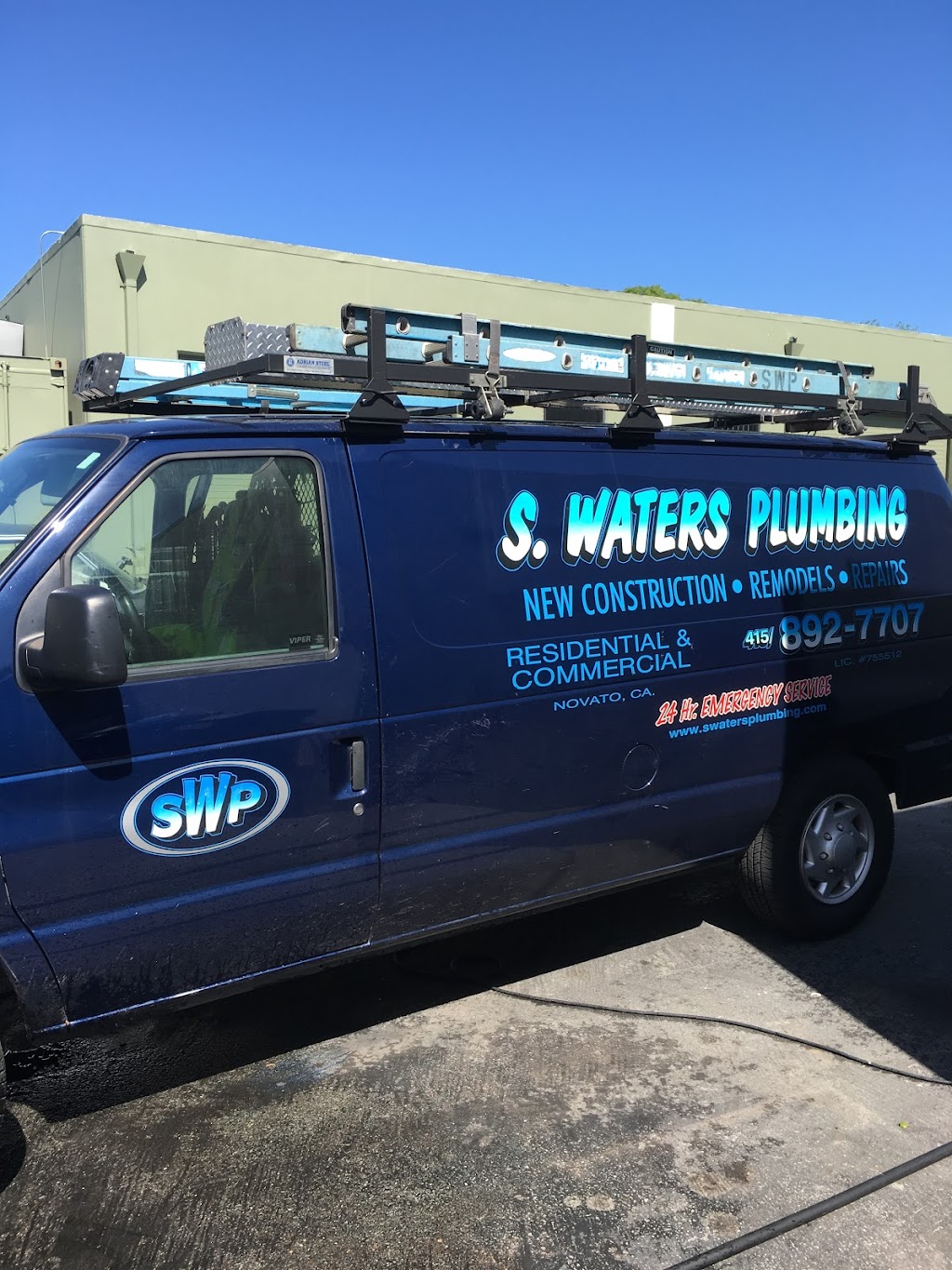 S Waters Plumbing | 28 Pamaron Way ste d, Novato, CA 94949, USA | Phone: (415) 883-7168