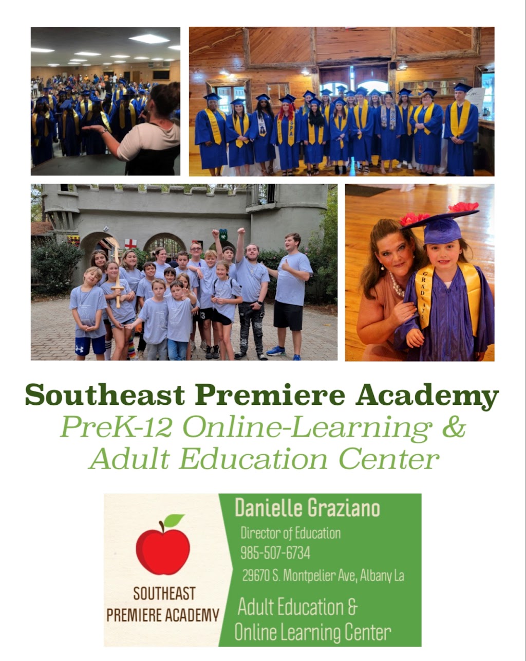 Southeast Premiere Academy | 29670 S Montpelier Rd, Albany, LA 70711, USA | Phone: (985) 507-6734