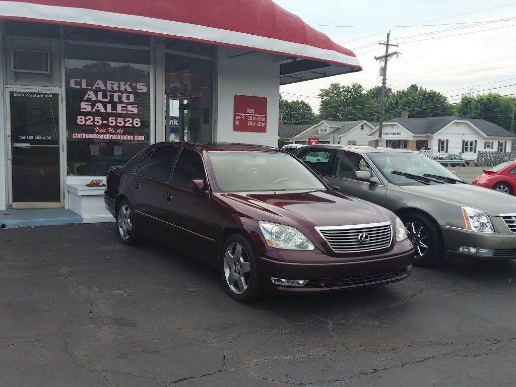Clarks Auto Sales | 3000 Western Ave, Connersville, IN 47331, USA | Phone: (765) 825-5526