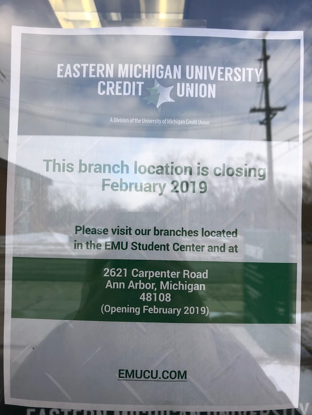 Eastern Michigan University Credit Union | 900 Oakwood St, Ypsilanti, MI 48197, USA | Phone: (734) 487-1033