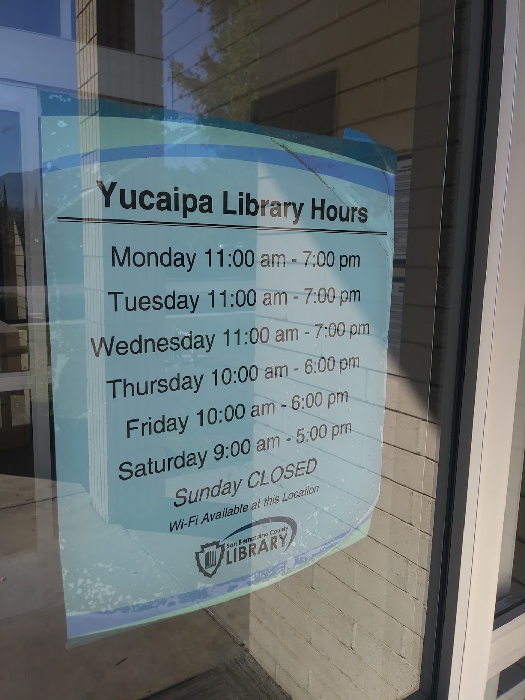Yucaipa Library | 12040 5th St, Yucaipa, CA 92399, USA | Phone: (909) 790-3146