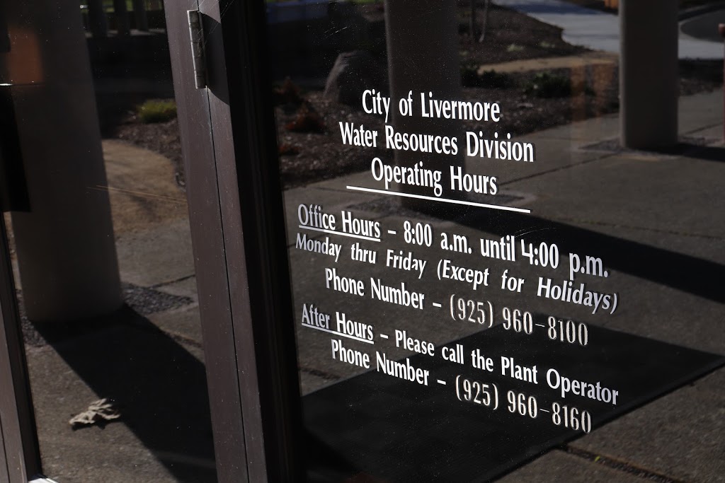 City Of Livermore Water Resources Division | 101 W Jack London Blvd, Livermore, CA 94551, USA | Phone: (925) 960-8100