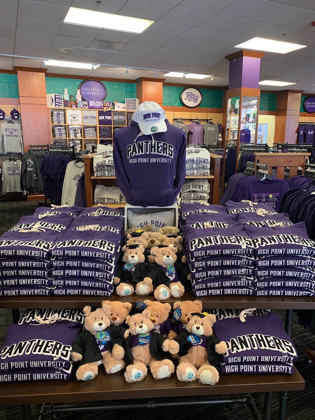 High Point University Official Bookstore | Slane Student Center, 1 N University Pkwy, High Point, NC 27268, USA | Phone: (336) 841-9221