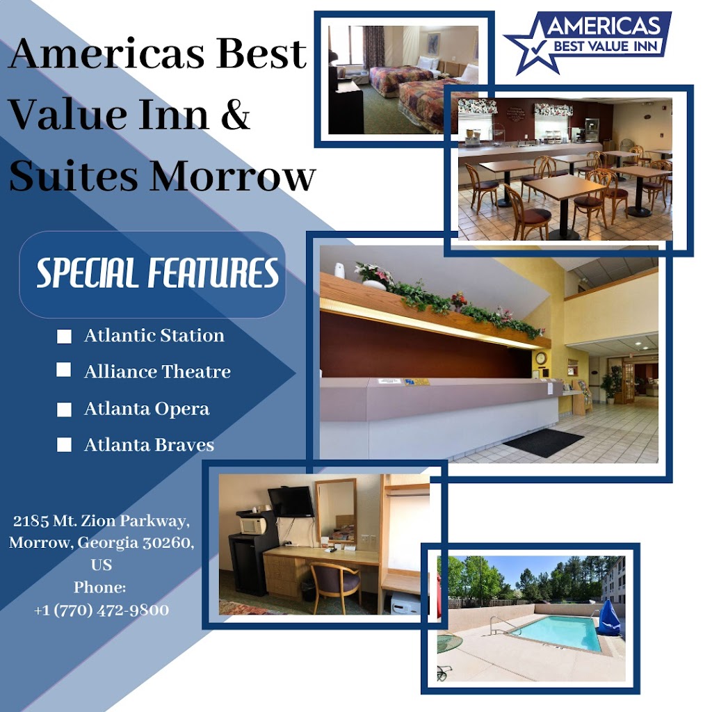 Americas Best Value Inn & Suites | 2185 Mt Zion Pkwy, Morrow, GA 30260, USA | Phone: (770) 472-9800