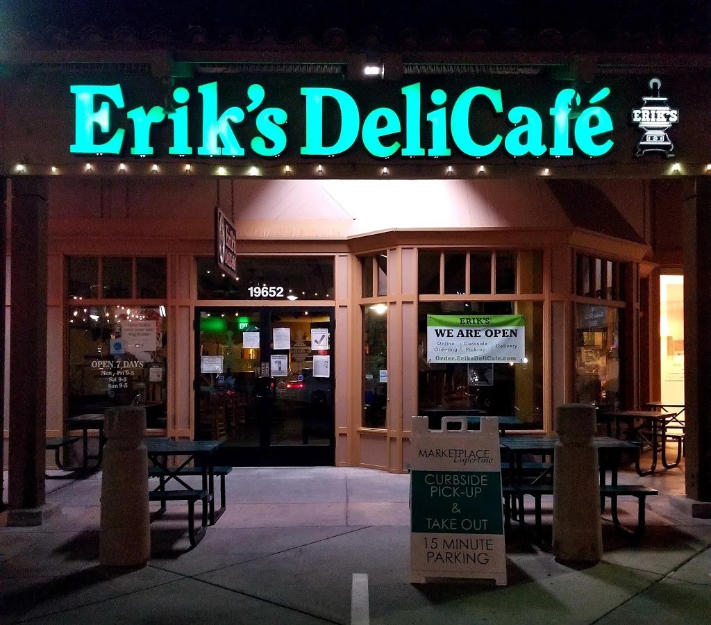 Eriks DeliCafe-Cupertino | 19652 Stevens Creek Blvd, Cupertino, CA 95014, USA | Phone: (408) 973-9898