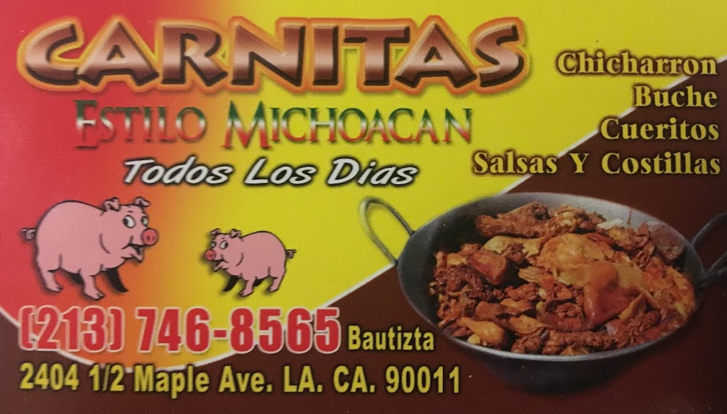 Chicharon, Carnitas, Longaniza/Chorizo | 2404, 1/2 Maple Ave, Los Angeles, CA 90011, USA | Phone: (213) 308-6379