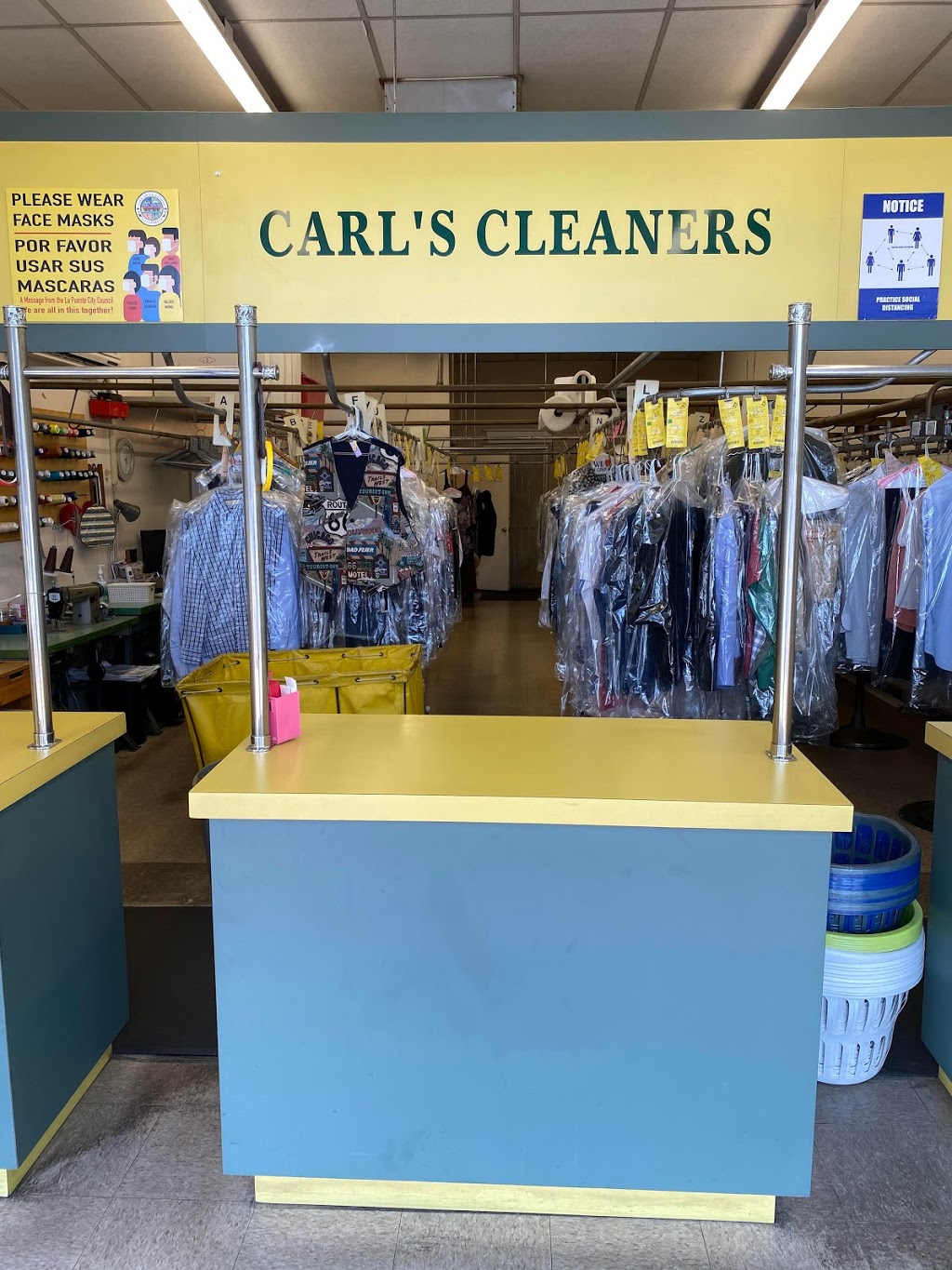 Carls Cleaners | 895 N Hacienda Blvd, La Puente, CA 91744, USA | Phone: (626) 333-5366