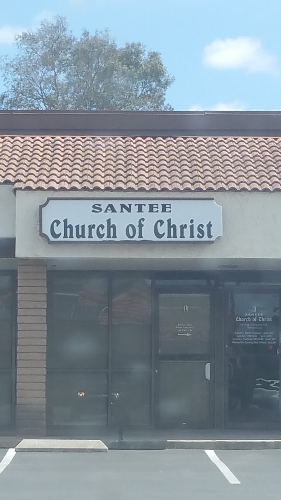 Santee Church of Christ | 10761 N Woodside Ave K, Santee, CA 92071 | Phone: (619) 449-6855