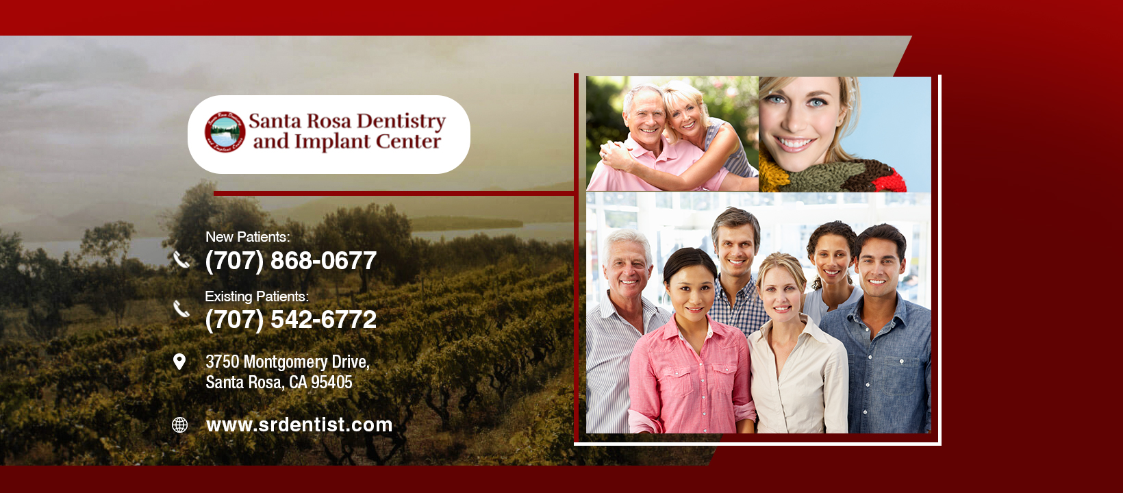 Santa Rosa Dentistry and Implant Center | 3750 Montgomery Dr, Santa Rosa, CA 95405, United States | Phone: (707) 868-0677