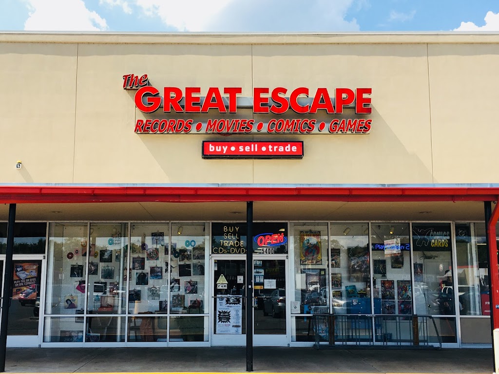 The Great Escape | 5400 Charlotte Ave, Nashville, TN 37209, USA | Phone: (615) 385-2116