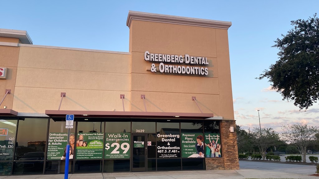 Greenberg Dental & Orthodontics | 3639 S Orlando Dr, Sanford, FL 32773, USA | Phone: (407) 347-4814