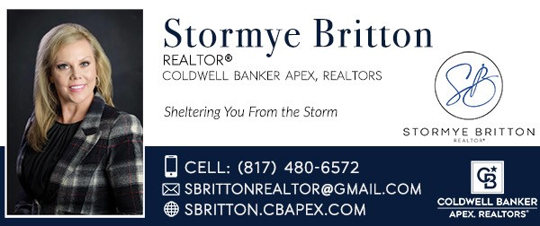 Stormye Britton, Realtor with Coldwell Banker Apex Mansfield | 1205 E Debbie Ln, Mansfield, TX 76063, USA | Phone: (817) 480-6572