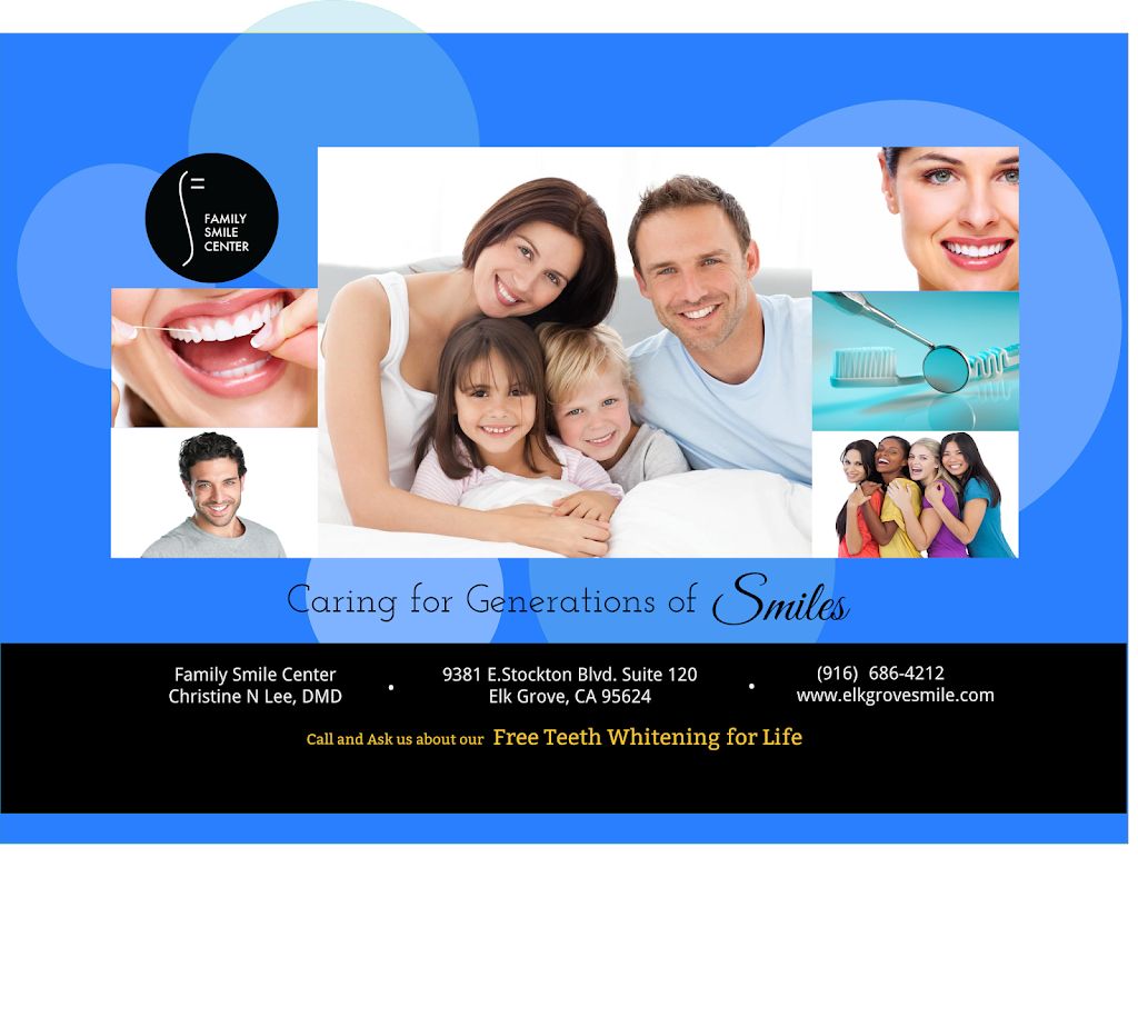 Family Smile Center | 9381 E Stockton Blvd STE 120, Elk Grove, CA 95624, USA | Phone: (916) 686-4212