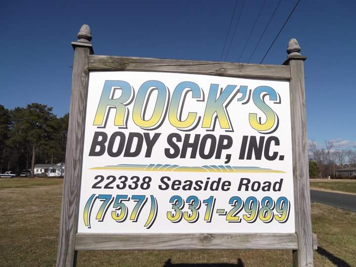 Rocks Body Shop | 22338 Seaside Rd, Cape Charles, VA 23310, USA | Phone: (757) 331-2989