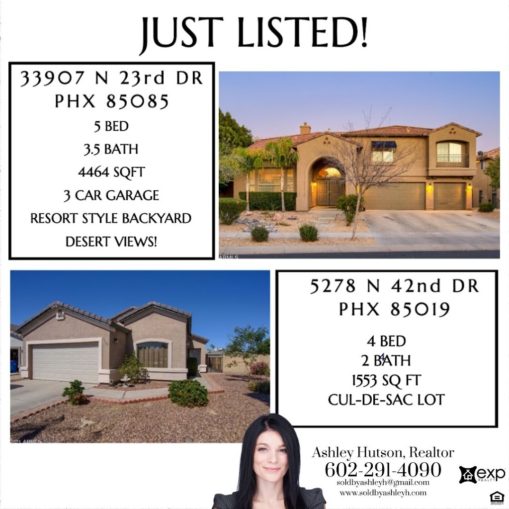 Ashley Hutson, Realtor | 8525 E Pinnacle Peak Rd #125, Scottsdale, AZ 85255, USA | Phone: (602) 291-4090