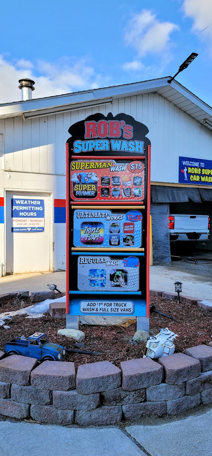 Robs Super Car Wash | 36410 Division Rd, Richmond, MI 48062, USA | Phone: (586) 727-7897