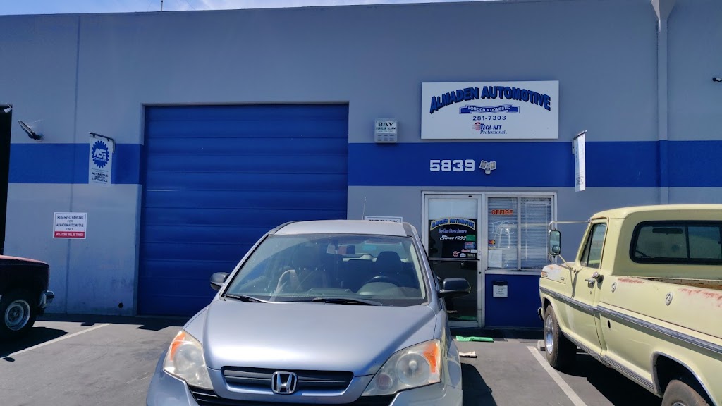 Almaden Automotive | 5839 Winfield Blvd, San Jose, CA 95123, USA | Phone: (408) 281-7303