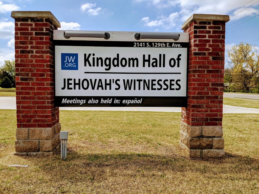 Kingdom Hall of Jehovahs Witnesses | 2141 S 129th E Ave, Tulsa, OK 74134, USA | Phone: (918) 938-7388