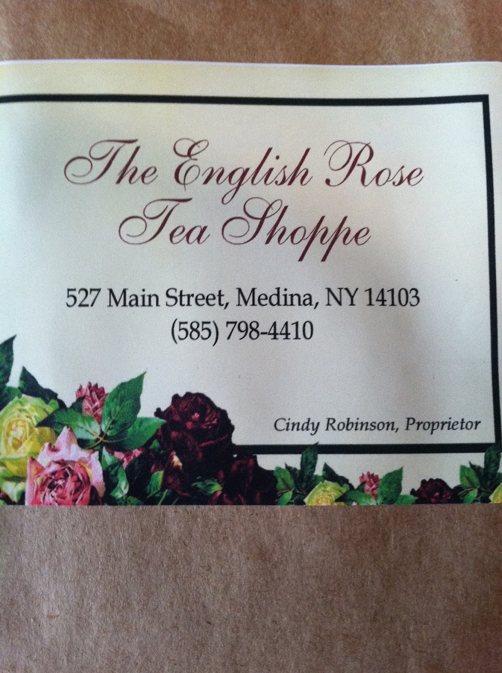 The English Rose Tea Shoppe | 527 Main St, Medina, NY 14103, USA | Phone: (585) 798-4410