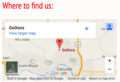 GoDocs | 949 Piney Forest Rd, Danville, VA 24540, USA | Phone: (434) 857-5644