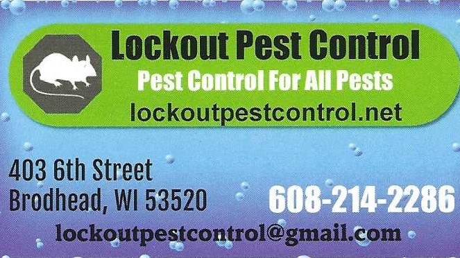 Lockout Pest Control | 403 6th St, Brodhead, WI 53520, USA | Phone: (608) 214-2286