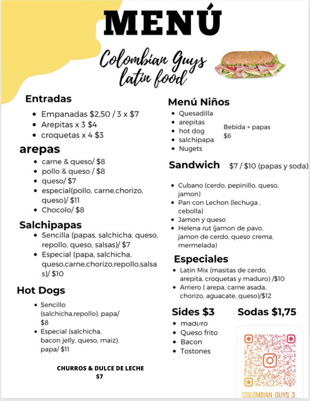 Colombian guys latin food | 2625 US Hwy 98 N, Lakeland, FL 33805, USA | Phone: (786) 865-3917