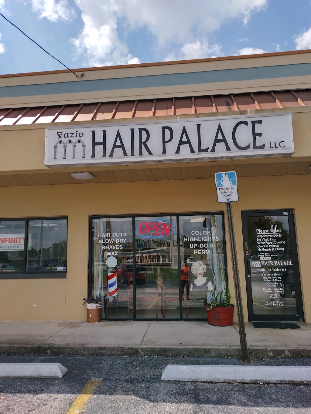 Fazio Hair Palace | 7314 E Colonial Dr, Orlando, FL 32807, USA | Phone: (407) 737-1175