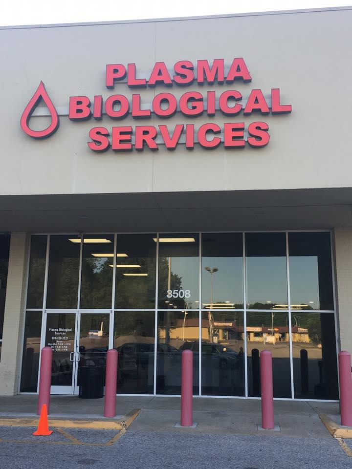 Plasma Biological Services | 3508 Ramill Rd, Memphis, TN 38128, USA | Phone: (901) 358-2511