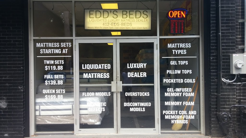 Edd’s Bed Liquidation | 5012 Buttermilk Hollow Rd, West Mifflin, PA 15122, USA | Phone: (412) 337-2337