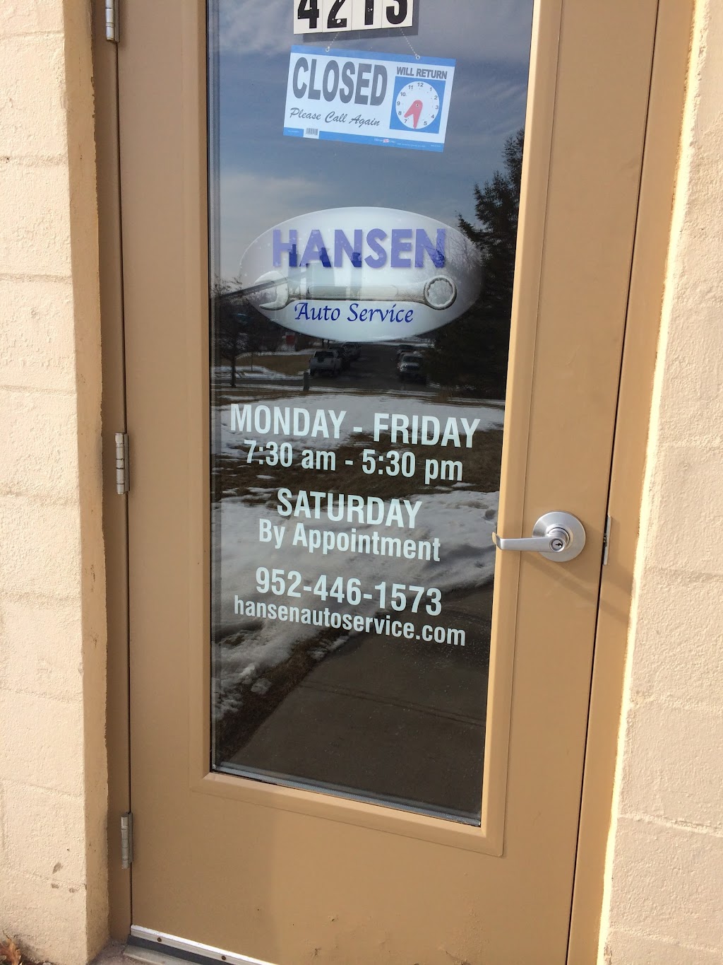 Hansen Auto Service | 4213 Steiner St, St Bonifacius, MN 55375, USA | Phone: (952) 446-1573