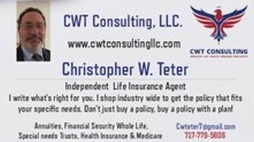 CWT Consulting LLC | 5093 Snyder Mill Rd, Spring Grove, PA 17362, USA | Phone: (717) 779-5806