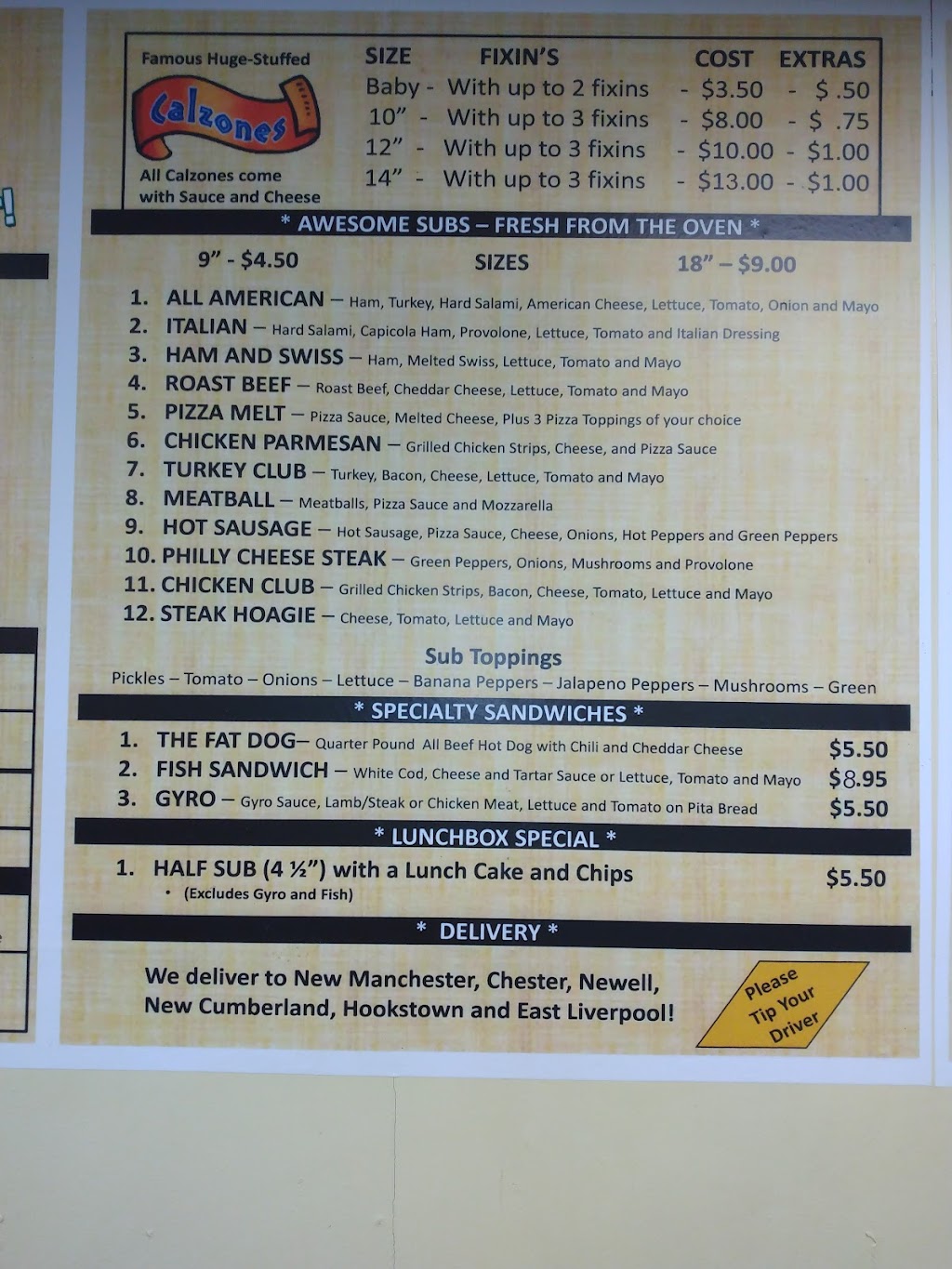 CountryBoys Pizza | 2463 Race Track Rd, New Cumberland, WV 26047, USA | Phone: (304) 387-2697