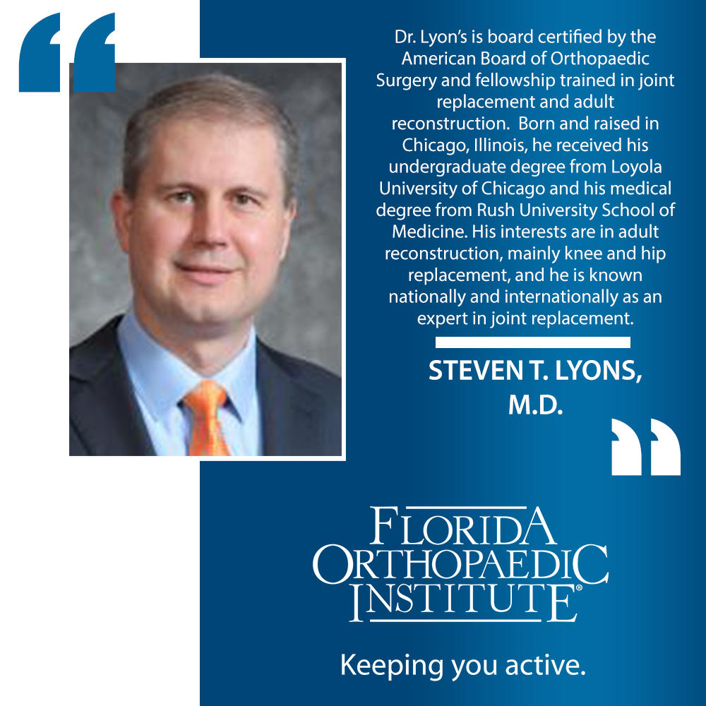 Steven T. Lyons, M.D. | 6117 Gunn Hwy, Tampa, FL 33625, USA | Phone: (813) 978-9700