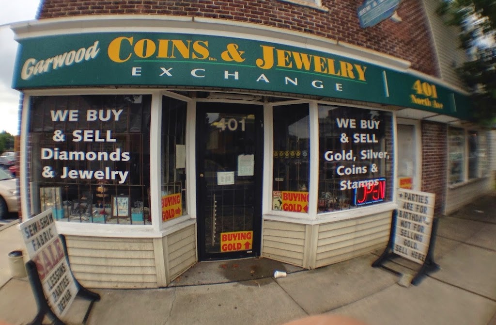 Garwood Coins Inc & Jewelry Exchange | 401 North Ave, Garwood, NJ 07027, USA | Phone: (908) 789-0469