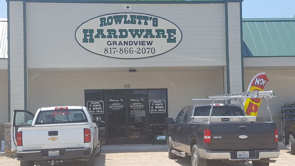 Rowletts Hardware Store | 102 S Louisiana St, Grandview, TX 76050, USA | Phone: (817) 866-2070