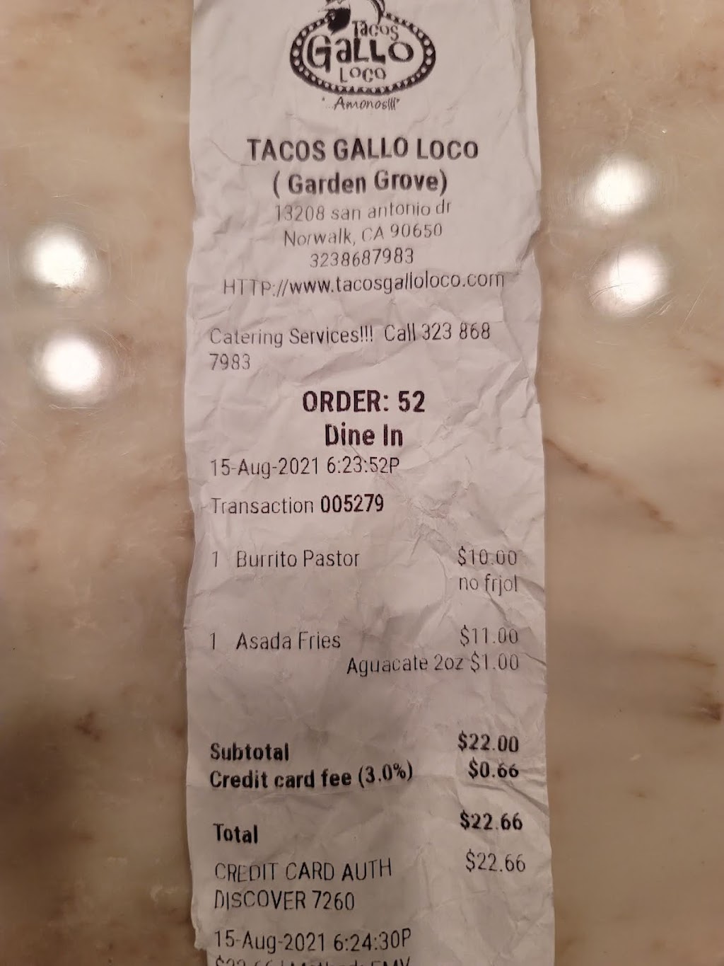 Tacos Gallo Loco | 12952 Lampson Ave, Garden Grove, CA 92840, USA | Phone: (323) 868-7983