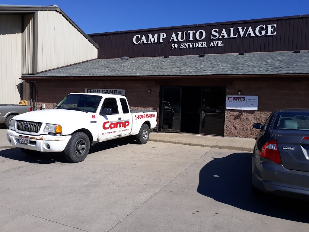 Camp Auto Salvage | 59 Snyder Ave, Barberton, OH 44203, USA | Phone: (330) 745-5579