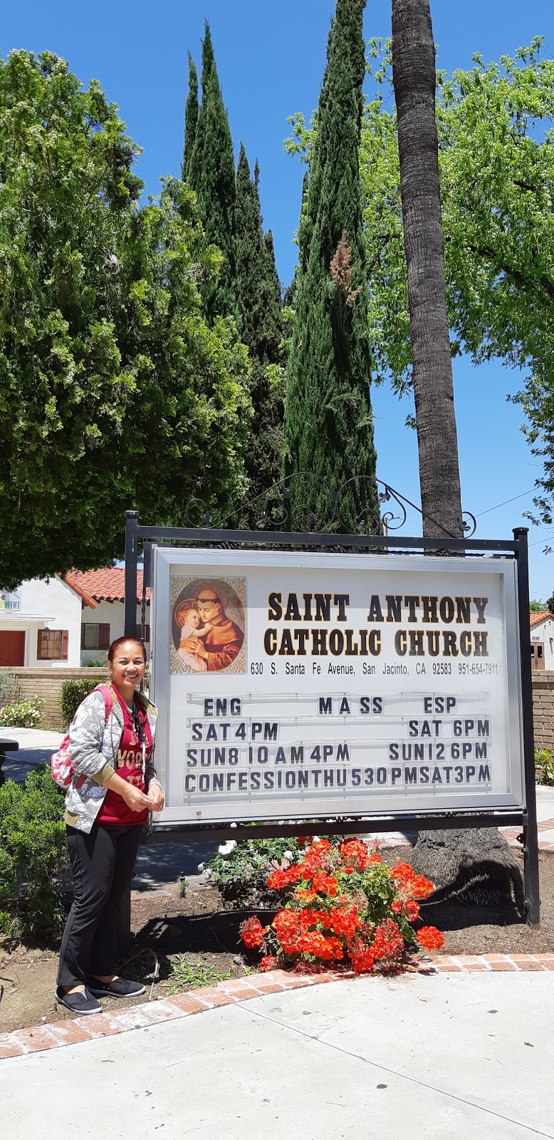 St. Anthonys Catholic Church | 630 S Santa Fe Ave, San Jacinto, CA 92583, USA | Phone: (951) 654-7911