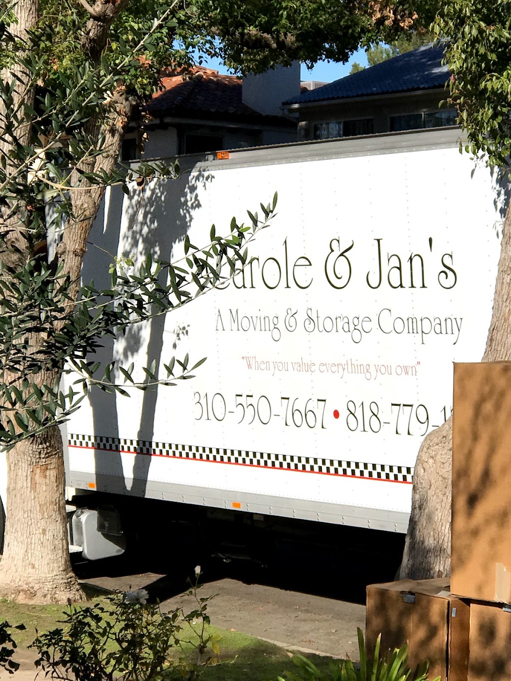 Carole and Jans Moving and Storage | 6947 Hayvenhurst Ave, Van Nuys, CA 91406, USA | Phone: (818) 769-7259
