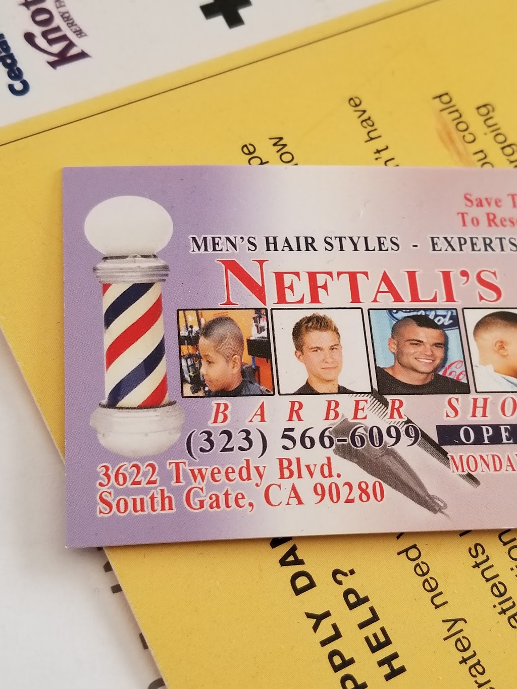 Neftalis Barber Shop | 3622 Tweedy Blvd, South Gate, CA 90280, USA | Phone: (323) 566-6099