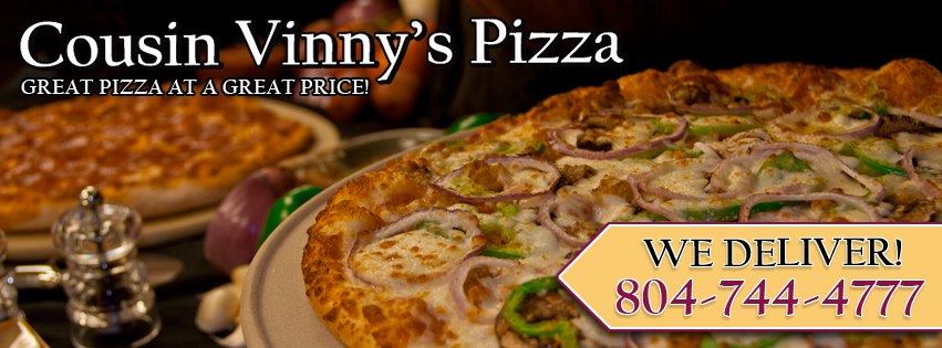 Cousin Vinnys Pizza | 11800 Hull Street Rd, Midlothian, VA 23112, USA | Phone: (804) 744-4777
