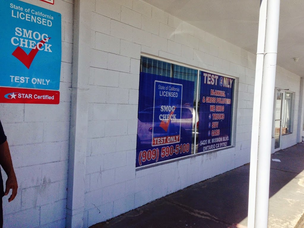 Ontario Smog Check | 5420 W Mission Blvd, Ontario, CA 91762, USA | Phone: (909) 590-5100