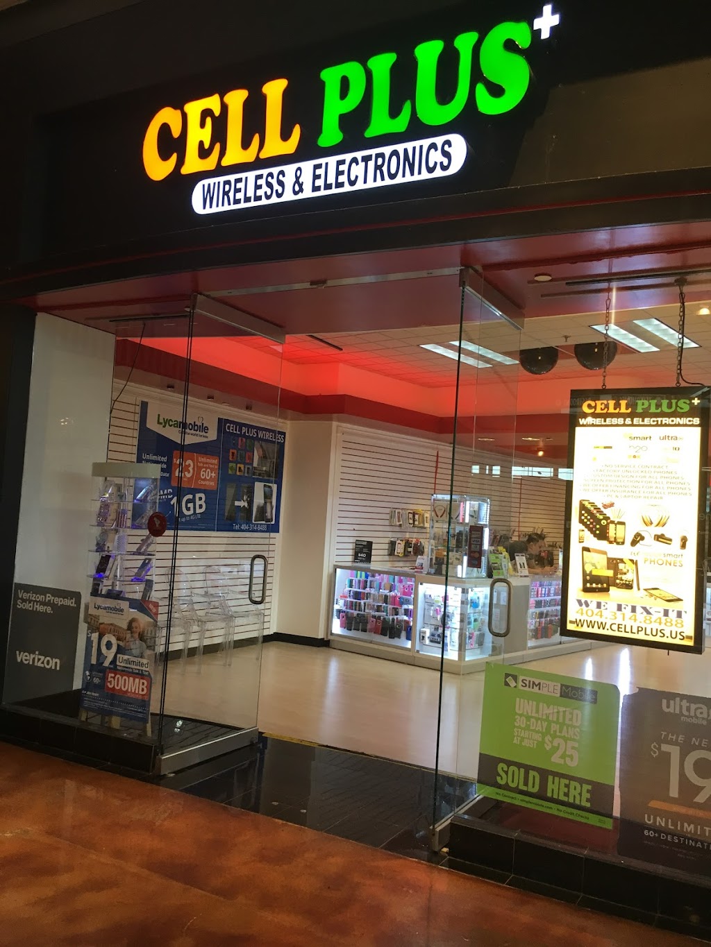 Cell Plus II | inside food court 2nd floor @Stonecrest Mall, Stonecrest, GA 30038, USA | Phone: (404) 932-6303