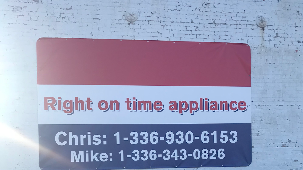 Right On Time Appliances | 1020 E Main St, Haw River, NC 27258, USA | Phone: (336) 343-0826
