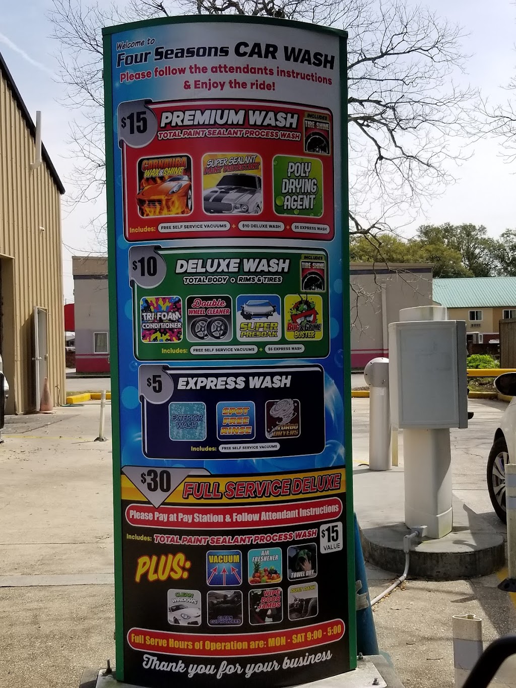 Four Seasons Car Wash & Oil | 8220 LA-23, Belle Chasse, LA 70037, USA | Phone: (504) 391-3119