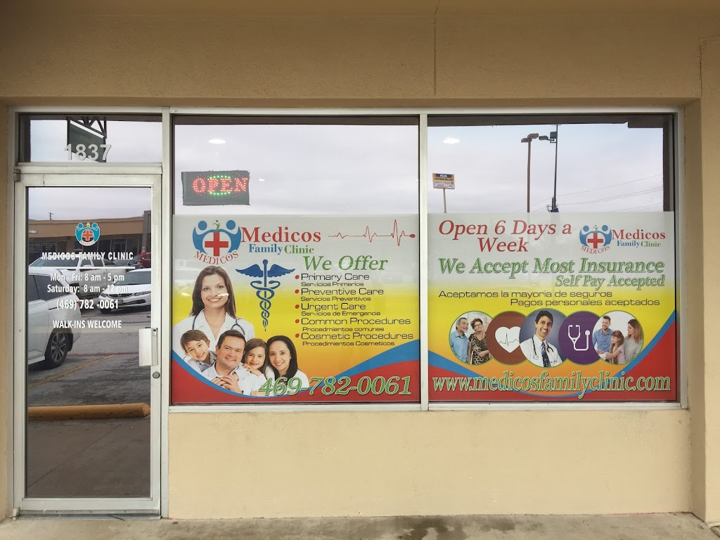 Medicos Family Clinic | 1837 N Garland Ave, Garland, TX 75040, USA | Phone: (469) 782-0061